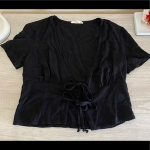 Pacsun double tie front top